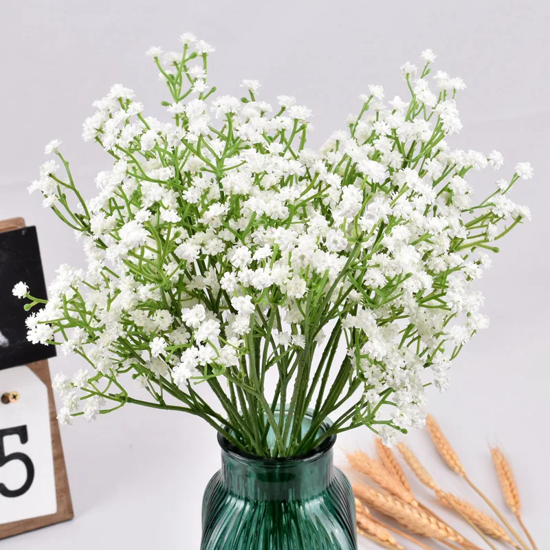 White Babys Breath Artificial Flowers Gypsophila Plastic Flowers For Home  Decorative DIY Wed Party Decoration Fake Flower - AliExpress