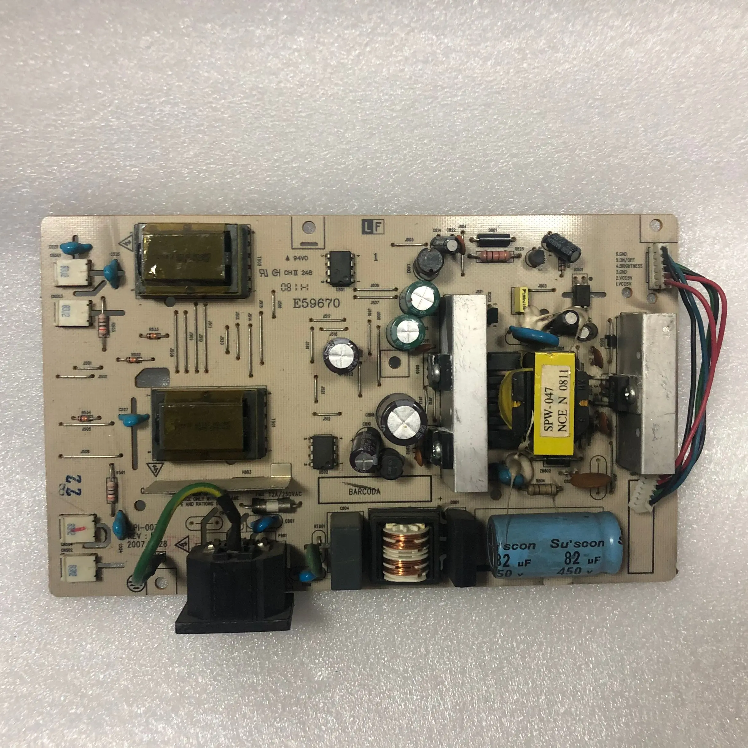 Плата источника питания AL1716AS AL1706A AL1716F ILPI-003