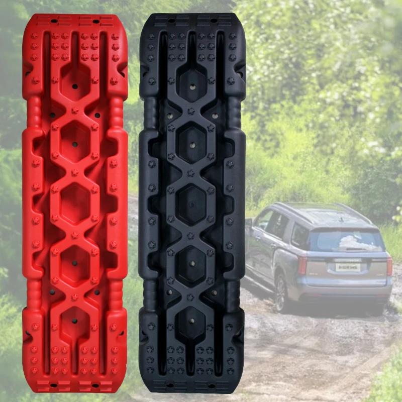 Super-Tough PP 105cm Car Off Road Accessories Traction Boards Rail Recovery 4x4 Emergency Rescue Tool Snow SandMud traction boards