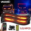Demon Eyes Car LED Logo APP LED Matrix Pixel Panel Night Light DIY Programmable Flexible LED Display for Car Truck Accessorie 1