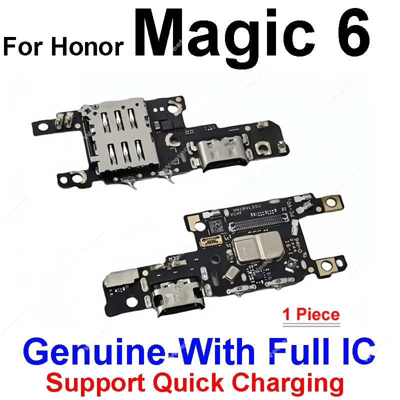 Universal Charging USB Dock with SIM Card Slot - Replacement Charger Board for Huawei Honor Magic Series