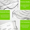 Foldable Wine Rack Stackable Holder Bottle Storage Refrigerator Organizer Cabinet Pantry Free-Standing Tumbler Can Beer Holder 5