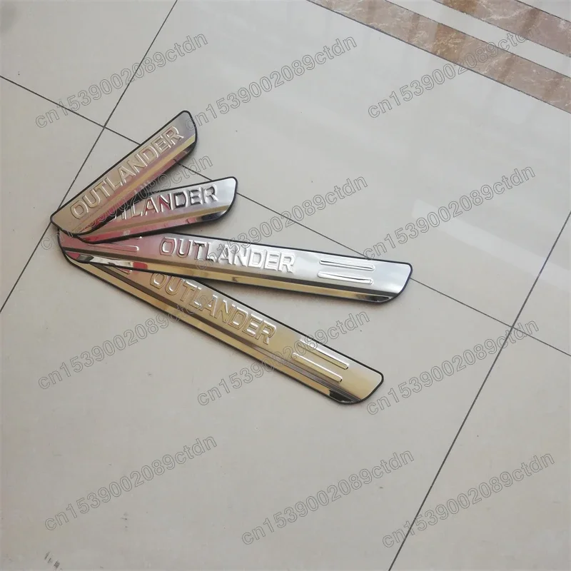 

Fit For Mitsubishi outlander 2013 2014 2015 2016 2017 2018 2019 2020 stainless steel Car door cover outside door sill plate
