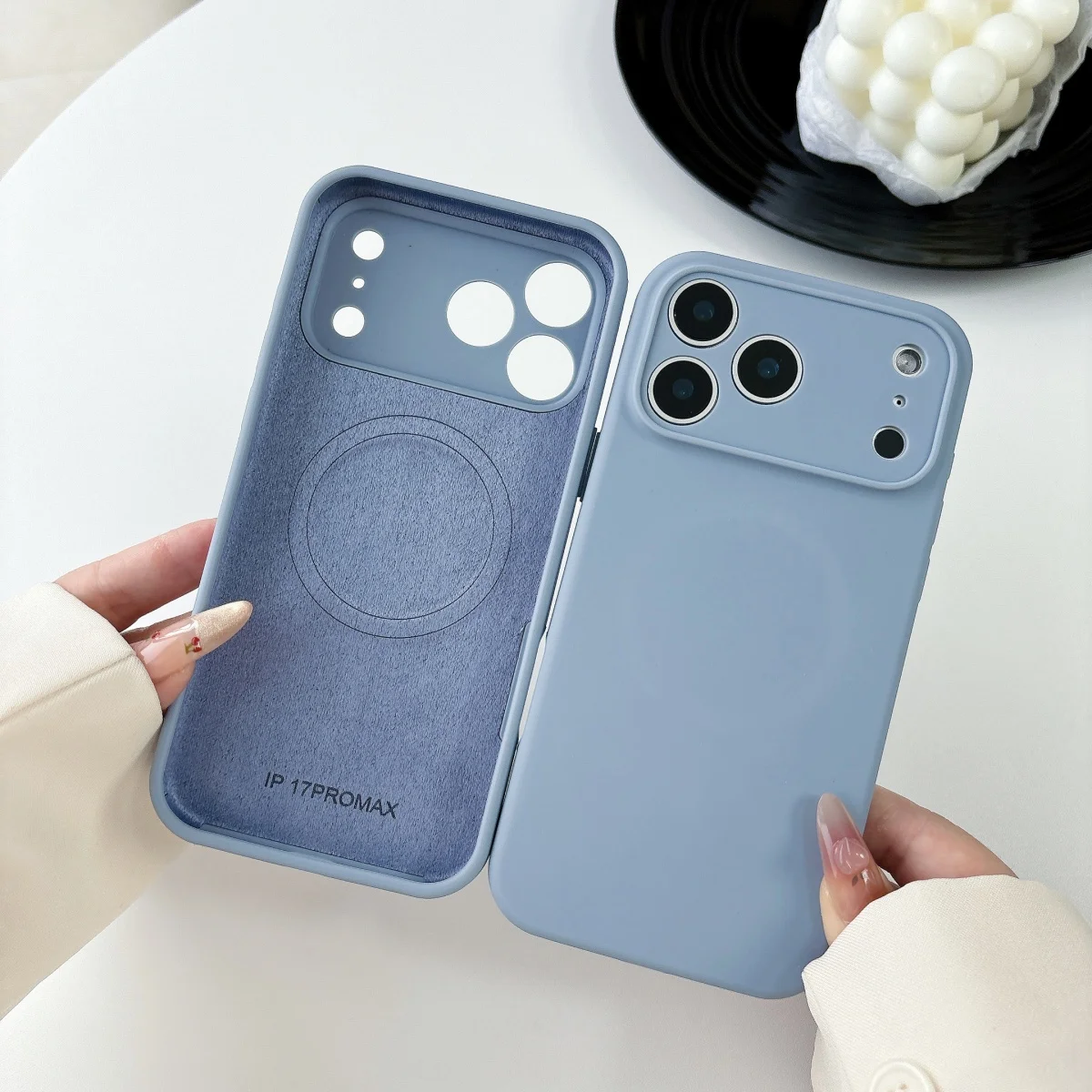 ตัวเลือกสินค้า เคสซิลิโคนเหลวสำหรับ iPhone 17-12 Pro Max พร้อมชาร์จ Magsafe