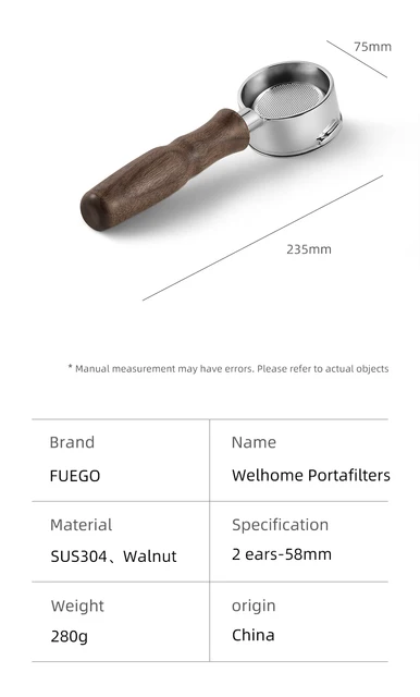 マルゾッコ ポルタフィルター 58mm Amazon | MHW-3BOMBER La Marzocco用ポルタフィルター 58mm