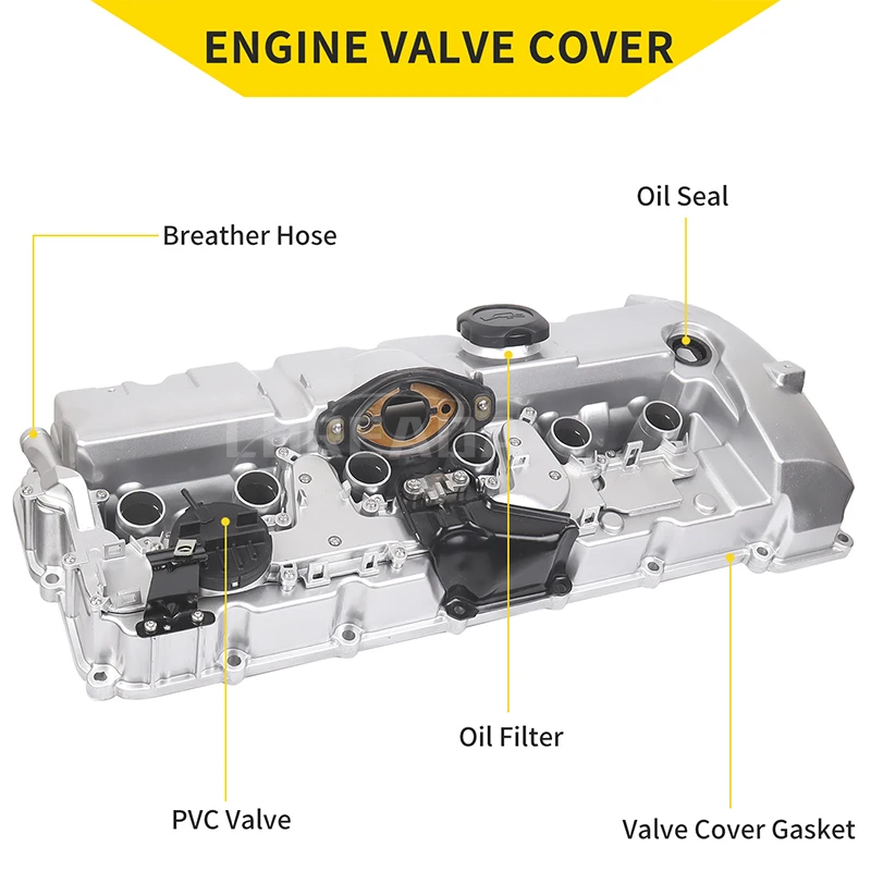 エンジンカバー 2007-2010 BMW X5バルブカバー77456SV 2008 2009 For 2007-2010 BMW X5 Valve Cover 77456SV 2008 2009 エンジンカバー 2007-2010 BMW X5 3.0L L6ガスエンジンバルブカバー