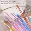 UV Gel Nail Art Lines Pen Dopamine Universal Flower DIY Color Painting Sweeping Gradient Brush Manicure Construction Special Set 1
