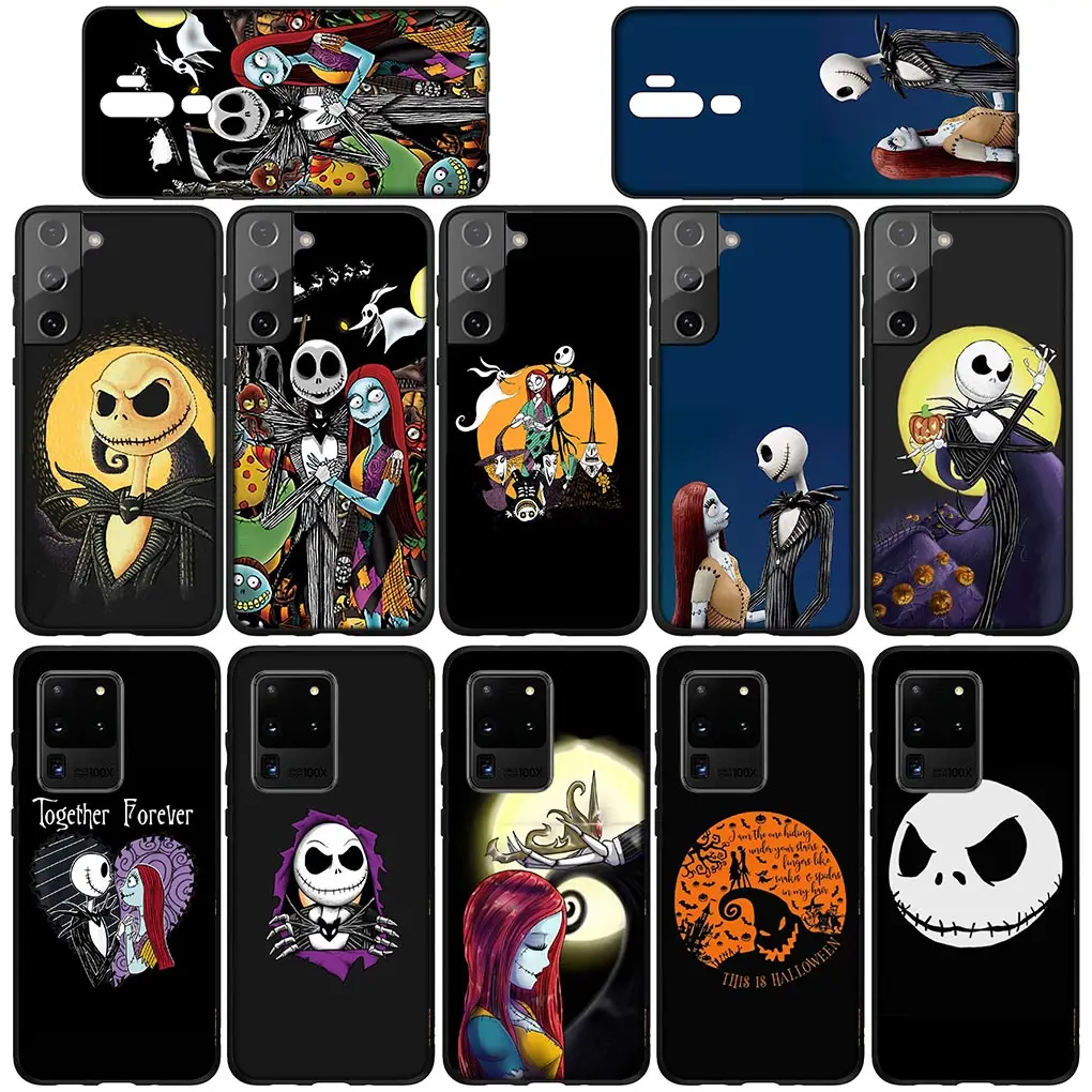 Фото Чехол Jack Skellington с принтом Салли кошмар перед Рождеством для Huawei Y7A Y6P Y5P Y6 Y7 Y9 Prime 2018 2019 Y8P Y9A Y8S Y9S №3