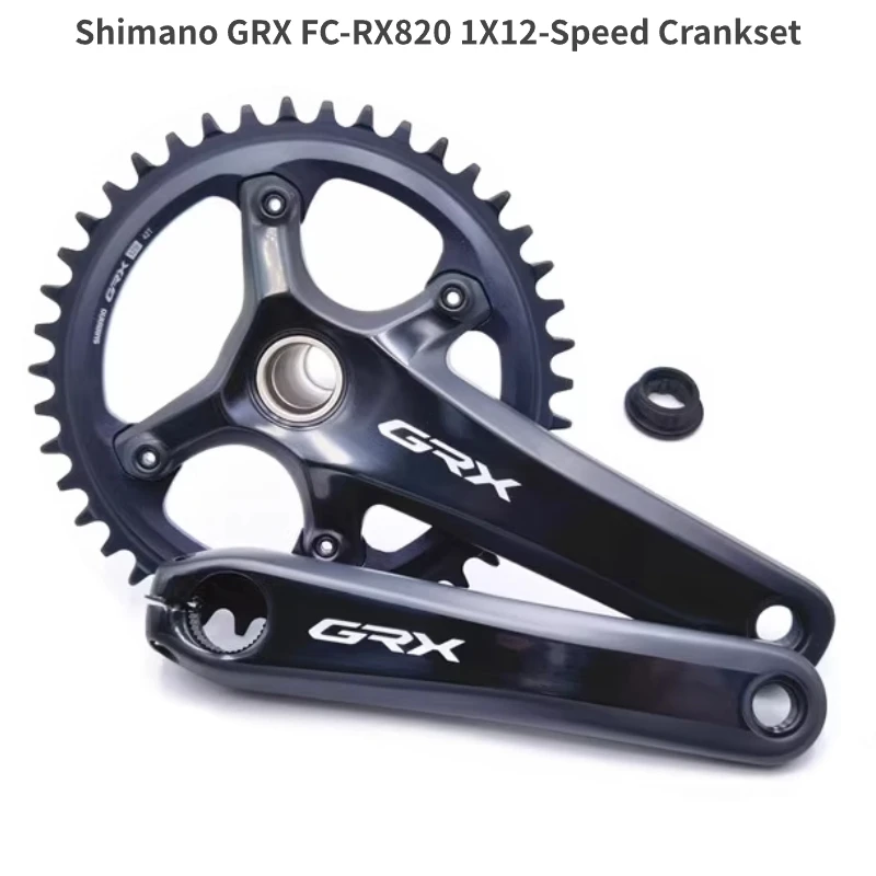 Shimano GRX クランク専用 Shimano-Grx fc rx820自転車クランクセット,12スピード,170