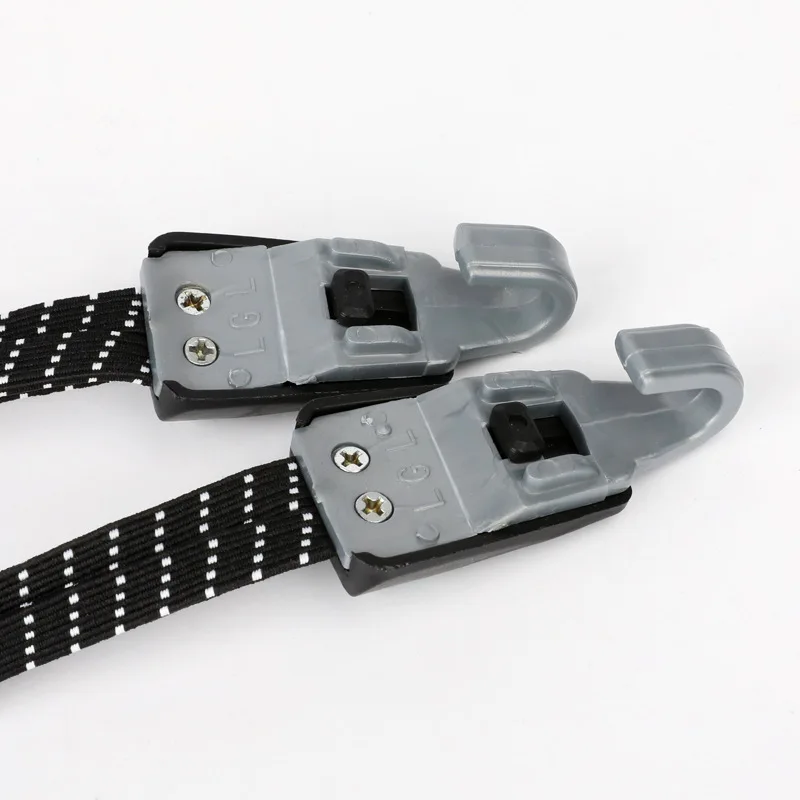 Elastic Belt Elastic Binding Rope Trunk Elastic Belt Bicycle Luggage Compartment Bracket Elastic Belt Holder Rubber Belt Buckle Rope Hook Mountain Bike Binding Cargo Rope Accessorie