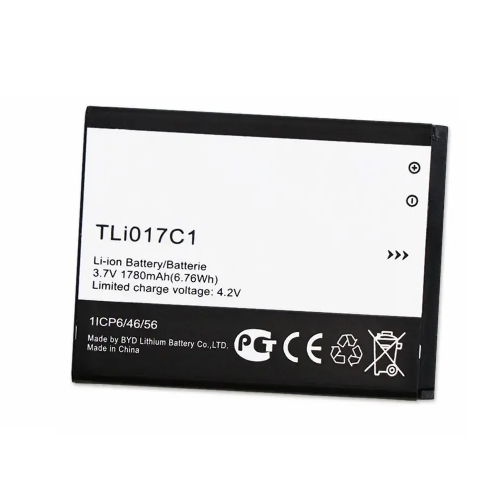 

Батареи TLI017C1 1780 мАч для Alcatel One Touch PIXI 3 4,5 дюйма 5019D 5017D 5017A 5017X 5017 5027B, сменный аккумулятор высокого качества