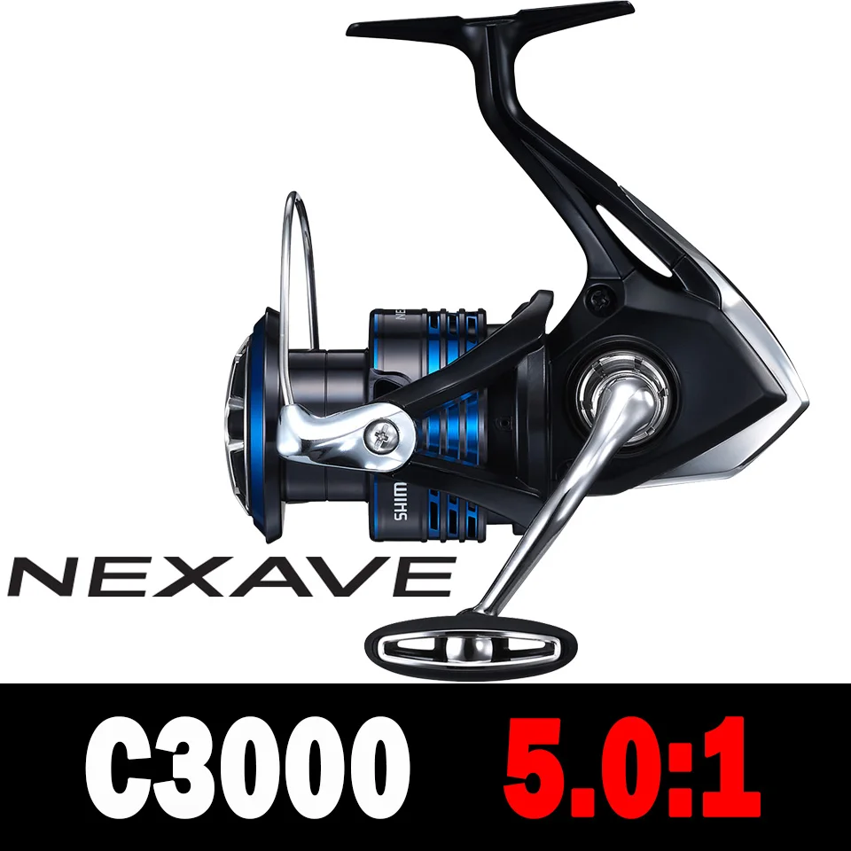 NEW SHIMANO NEXAVE Fishing Reel 5.0:1/5.2:1/5.8:1/6.2:1 3+1BB 1000