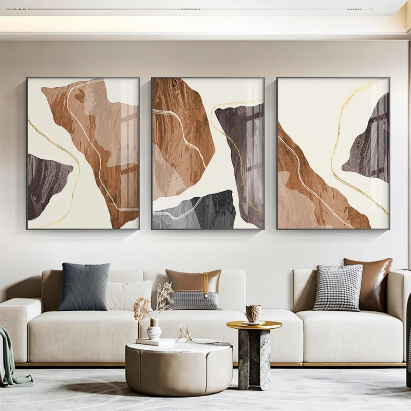 

Abstract Irregular Graphics Painting Minimalist Canvas Wall Poster Print Modern Home Decoration Pictures for Living Room Bedroom