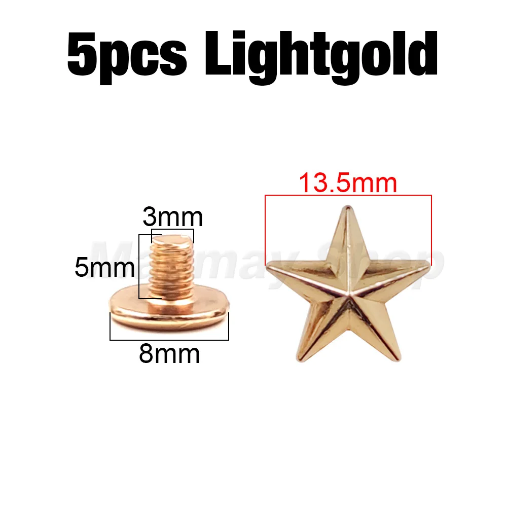 5p 13.5mm Lightgold
