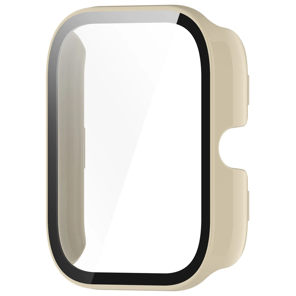 Durable One-Piece Watch Case with Tempered Glass Screen Protector