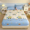 Skin-friendly Bed Cover 100% Cotton Bed Linen Elastic Fitted Sheet Boys Room Bedsheet постельное белье (Pillowcase Need Order) 1