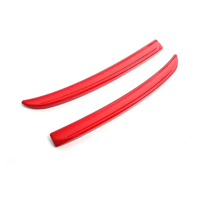 Pinne per labbro di estensione spoiler posteriore per Mini Cooper F56 F55 2014+ S /JCW Spoiler Colore nero Fibra di carbonio Rosso Auto Part Styling - Image 3