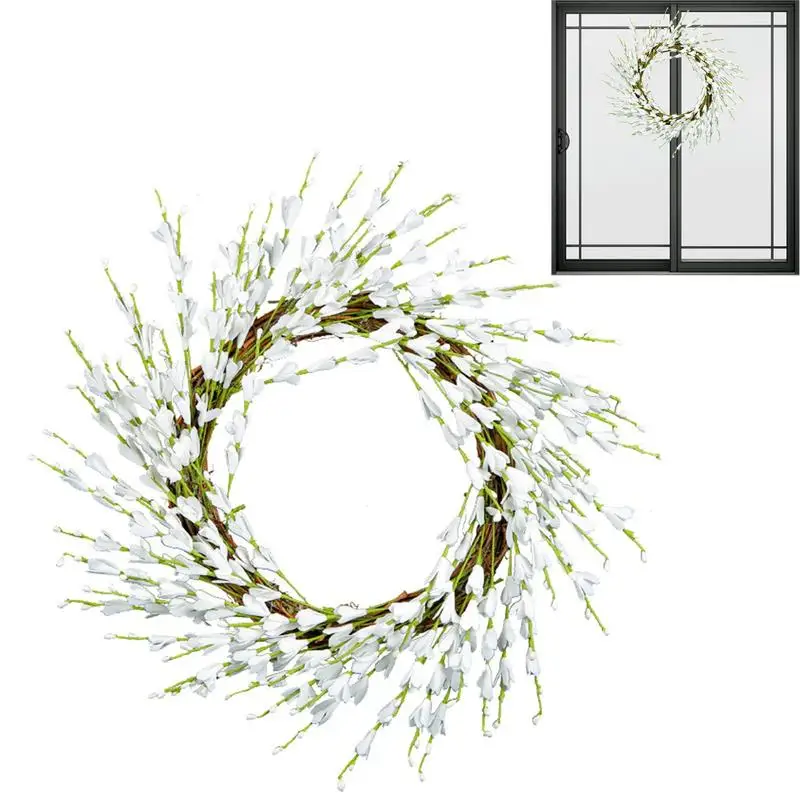 

Berry Ring Wreath Exquisite Easter Wreath With Flowers And Berry Easter Wreath All Season Wreath For Festival Exquisite Floral