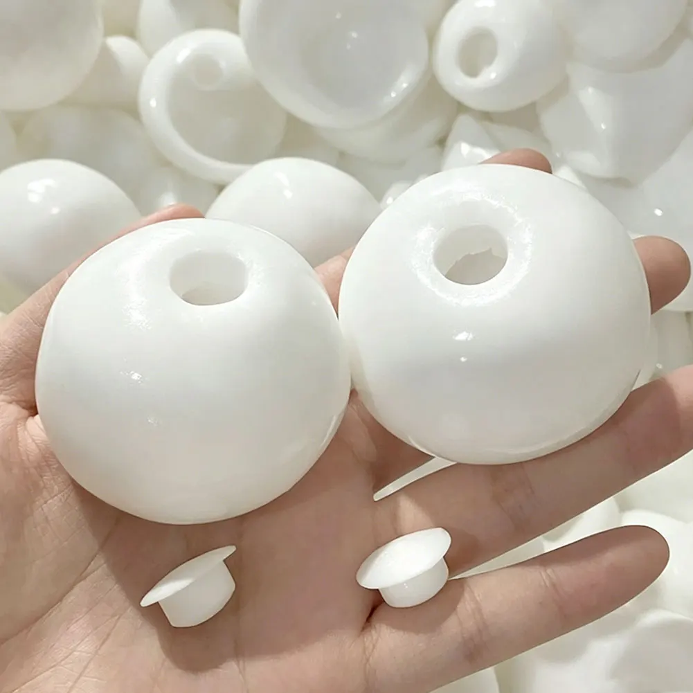 1/10PCS 구형 쥬얼리 TRP 주조 금형 도구 DIY 빈 볼 스킨 수제 볼 감압 슬로우 리바운드 장난감