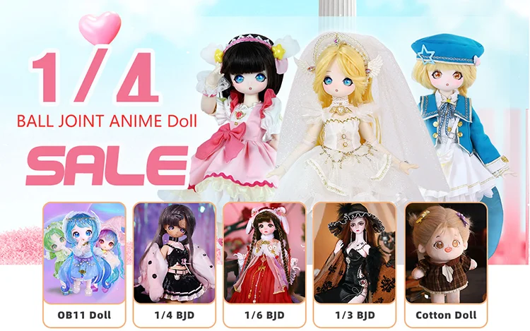 【Dream Fairy】NF 3枚 GA ICY DBS Dream Fairy Maytree OB11 doll 13 ball joint body