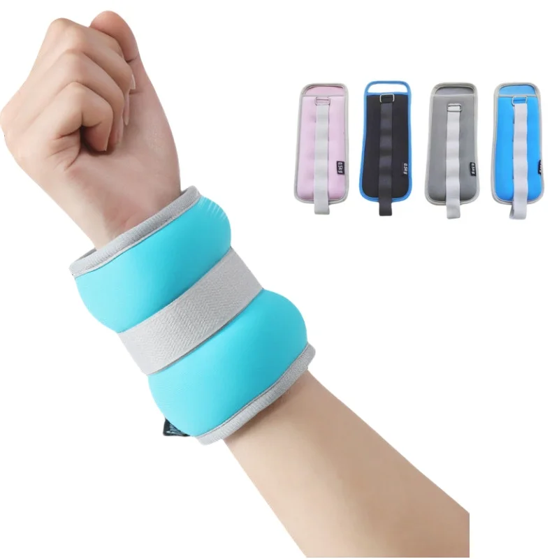 Wrist&Ankle Weights A Pair1.5KG Wrist Leg Arm Weights with Adjustable Straps,Gaiter Punching Bag for Fitness Gym Workout Walking