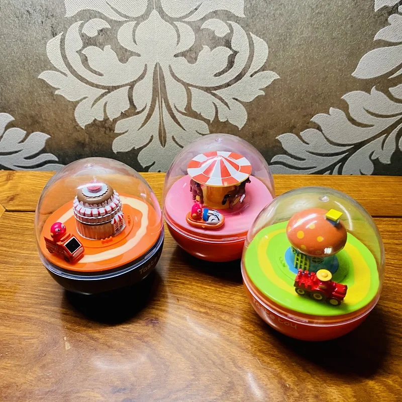 

Crystal ball ornaments, rotating car music box, Christmas gift for girls and children's music box