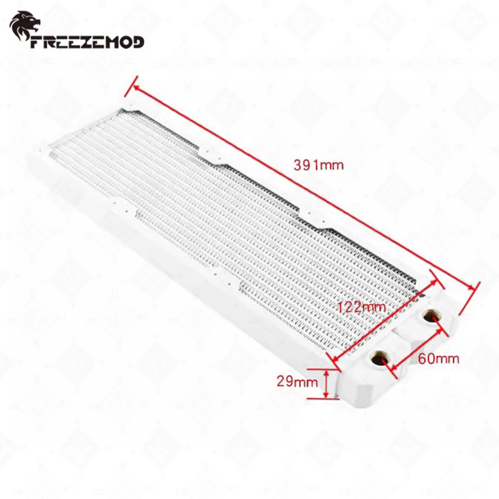 Zemod-radiador de Cobre para pc Water Cooler Refrigeração Líquida para Ventilador de 12cm g1 Thread 360 mm Branco Tsrp-tw-tw360 - Imagem 5