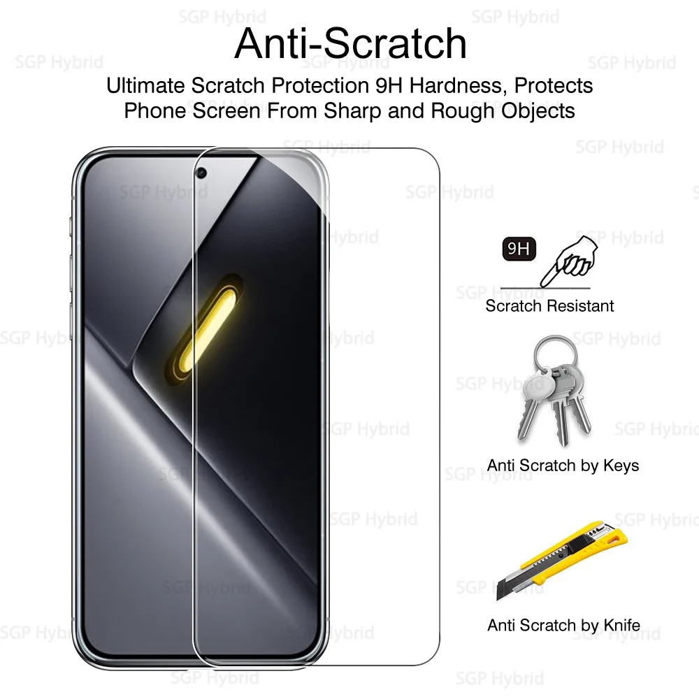 Premium Tempered Glass Screen Protector, 2-Pack