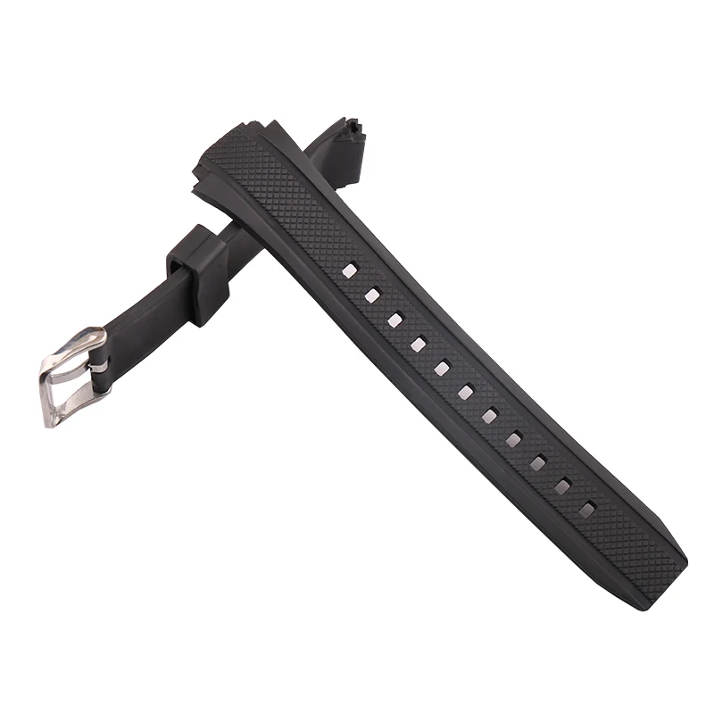 Watch Accessories Suitable for Casio 5119 EF-552 Special convex strap Sports waterproof silicone strap 20mm unisex