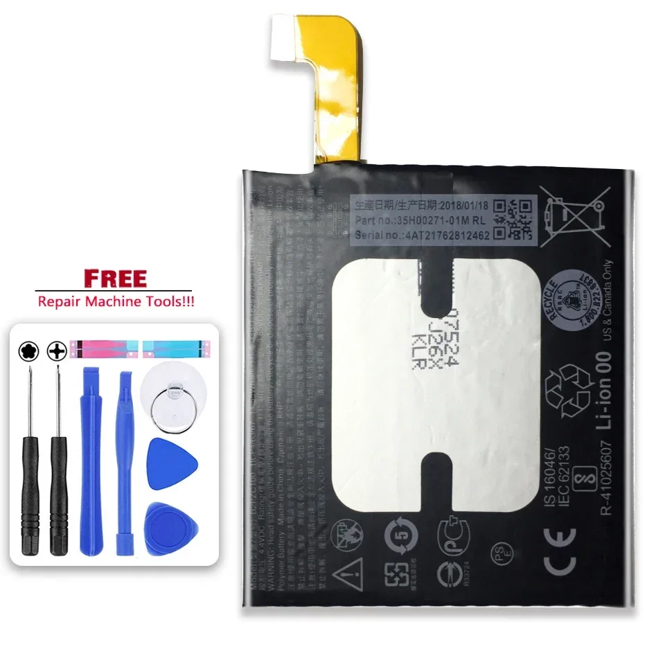 Batteria Del Telefono Cellulare B2Pzc100 Per Htc U11 U-3U Ricaricabile 3000Mah