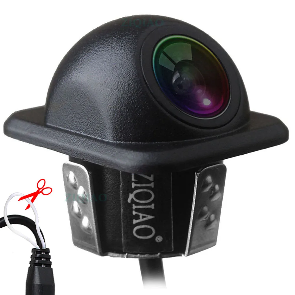 ZIQIAO Car Rear View Parking Camera Universal HD Night Vision Waterproof Auxiliary Reversing Camera HS001 rear camera rear view camera