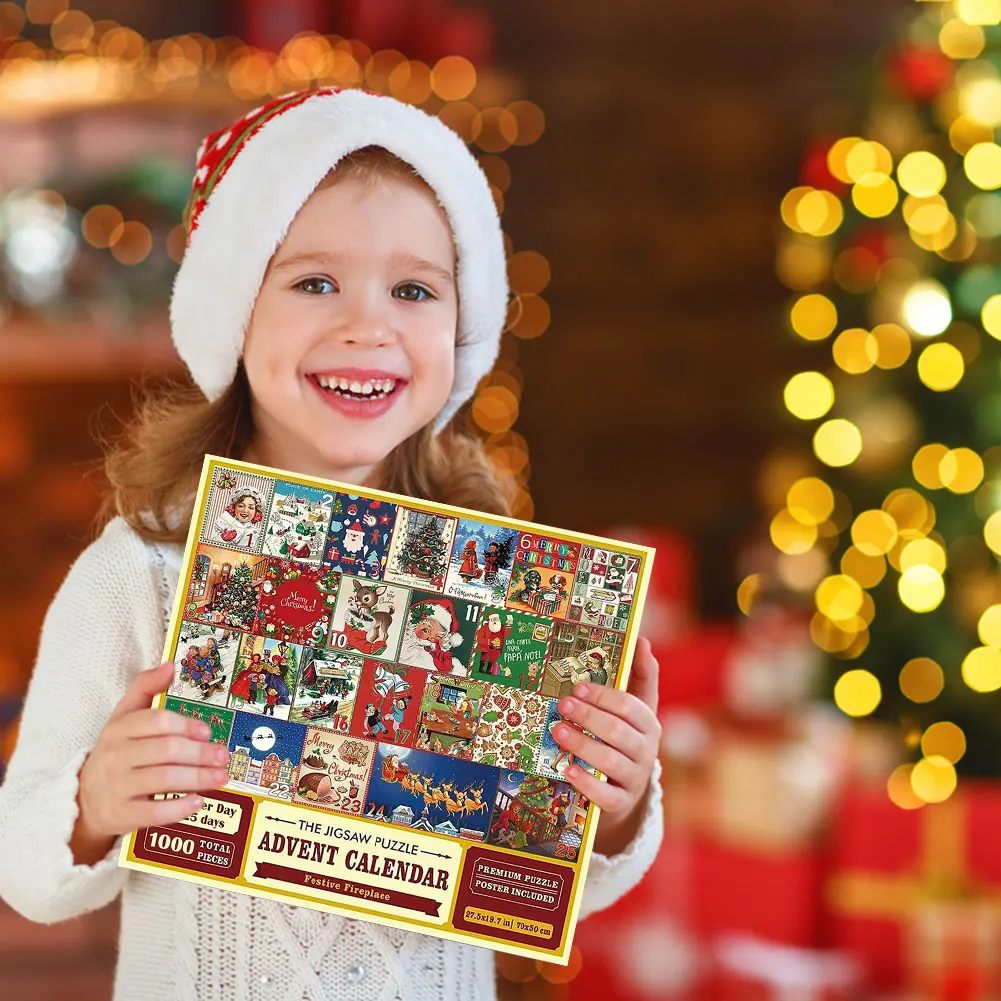 Puzzle Adultos Calendario De Adviento De Puzzles Navideños ADDLIVE