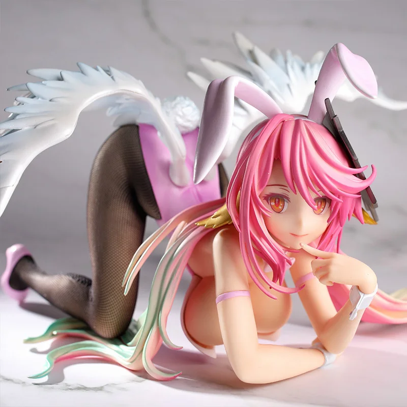 

In Stock1/4 Anime Girl Figures No Game No Life B-Style Jibril Bunny Ver. Statue Adult Collection Pvc Model Toys Doll Gifts