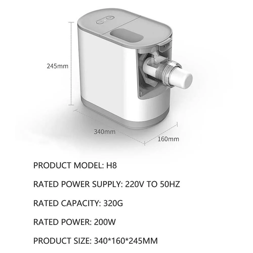 Fully Automatic Noodles Maker Electric Pasta Machine Household Dough Press Intelligent Noodle Machine