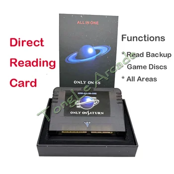 NEW Direct Reading Card for SS Saturn Games Console, Pseudo-Saturn KAI, Read Backup Game Discs, All Region Consoles 1