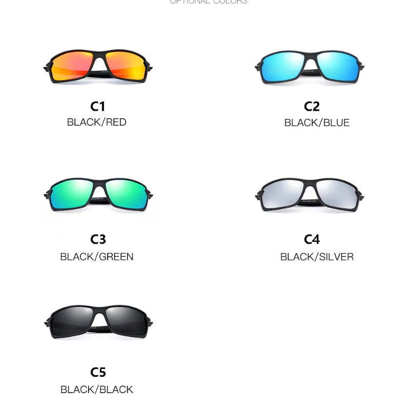 Polarized Sunglasses Sports UV400 Men Women Driving Fishing
