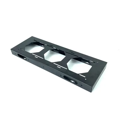 montado na parede chassi do computador horizontal aberto chassi atx matx base suporte diy