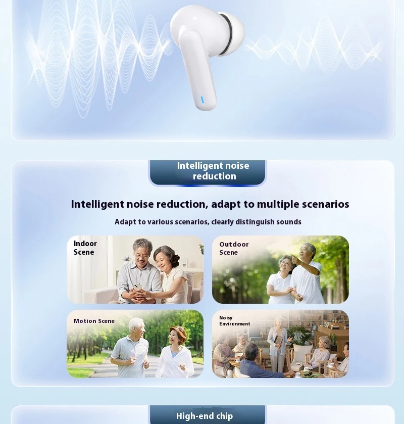 16-channel Rechargeable Bluetooth Hearing Aid Portable Professional Sound Amplif