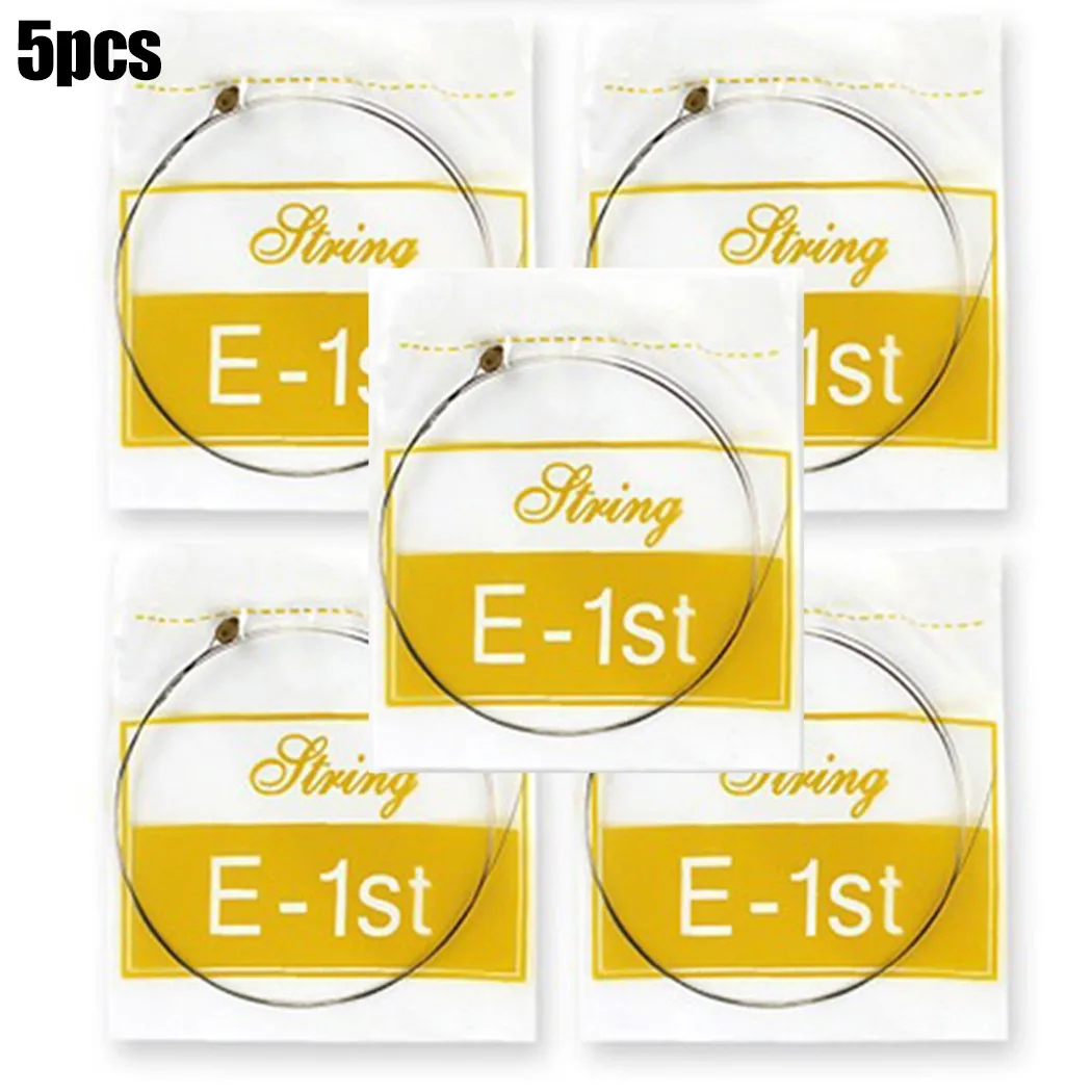 5pcs 싱글 기타 현 어쿠스틱 기타 탑 1 일반 스틸 게이지 기타 어쿠스틱 기타 싱글 스트링 기타 액세서리