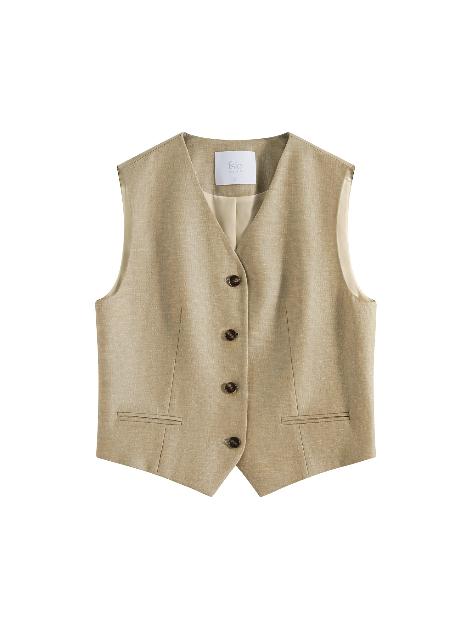 khaki vest