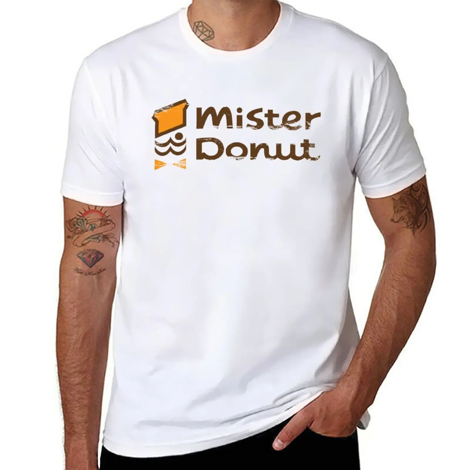 

New Mister Donut T-Shirt summer tops Men's t-shirts