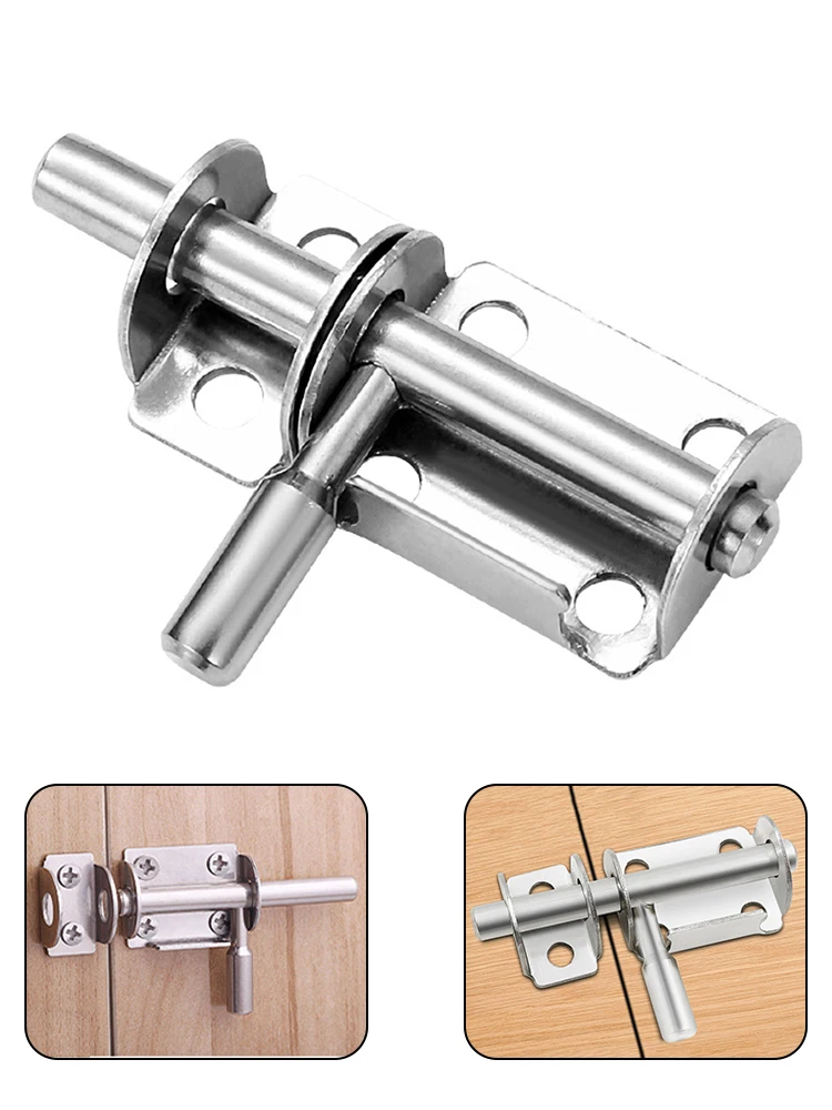 

Door Lock Latch Window Catch Lock Door Bolt Tower Aluminum Alloy For Home Hardware Wooden Gate Safety Door Lock 30x25mm 32x45mm