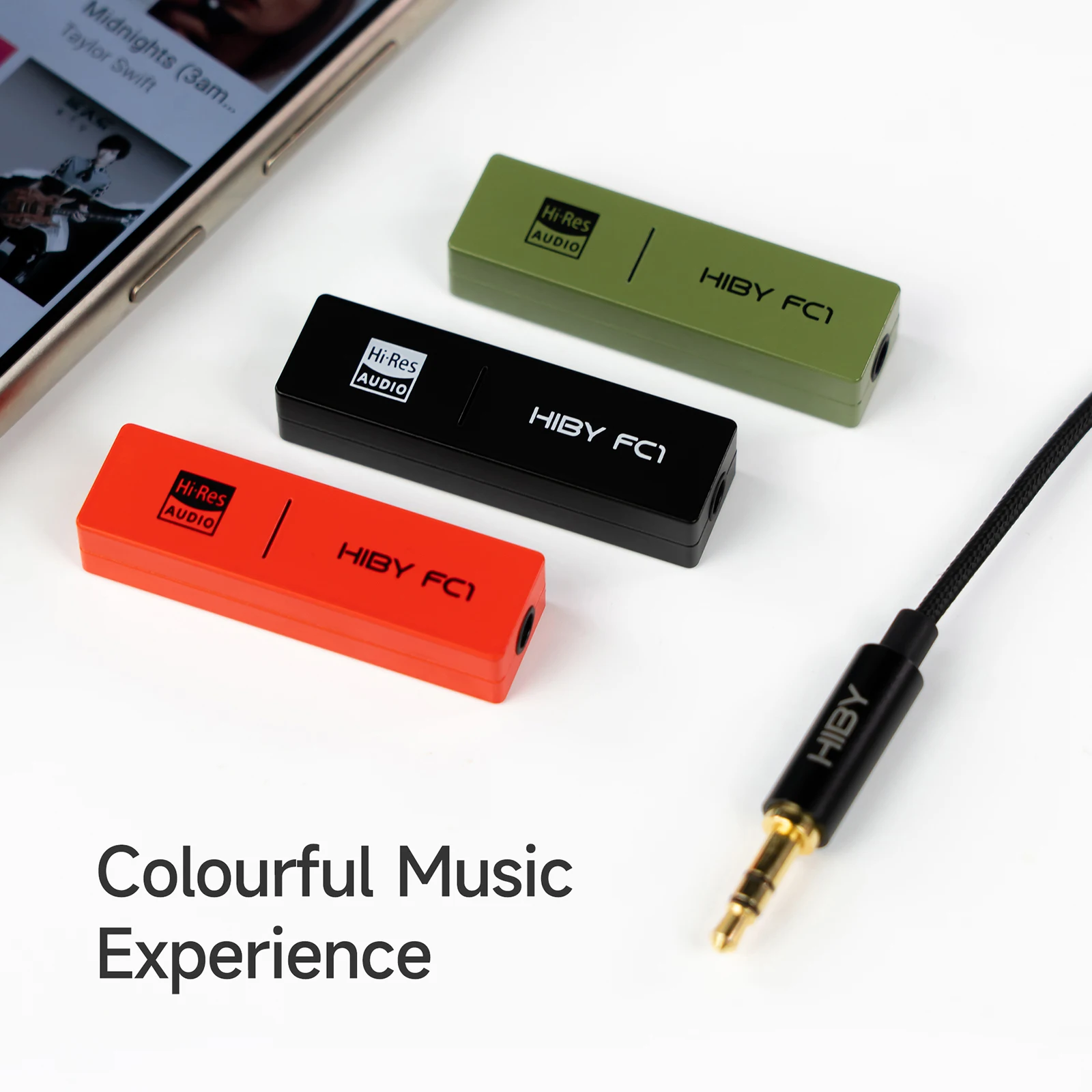 HiBy FC1 タイプ C USB DAC ヘッドフォンアンプ HiFi オーディオ