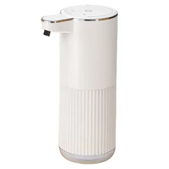 เครื่องจ่ายสบู่อัตโนมัติ Touchless โฟม/เครื่องจ่ายเจล 400ml Wall Mount แฮนด์ฟรีเครื่องจ่ายสบู่อัตโนมัติสําหรับห้องครัวและห้องน้ํา 8