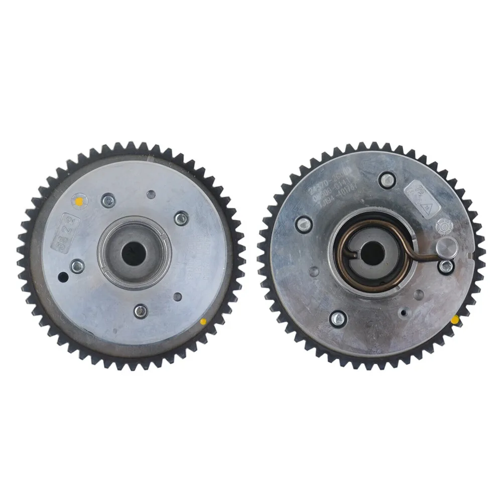 2PCS Exhaust & Intake VVT Camshaft Timing Gear for Hyundai Genesis
