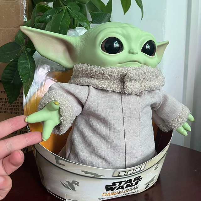 Star Wars Figure Yoda Figure Grogu Plush Figure Baby Yoda Darth Vader  Action Figure The Mandalorian Real Clothes Christmas Gifts - AliExpress