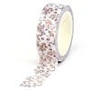 2023 NEW 1PC 10M Decor More Neutral Leaves Grid Washi Tape Set for Scrapbooking Planner Adhesive Masking Tape Cute Stationery 2