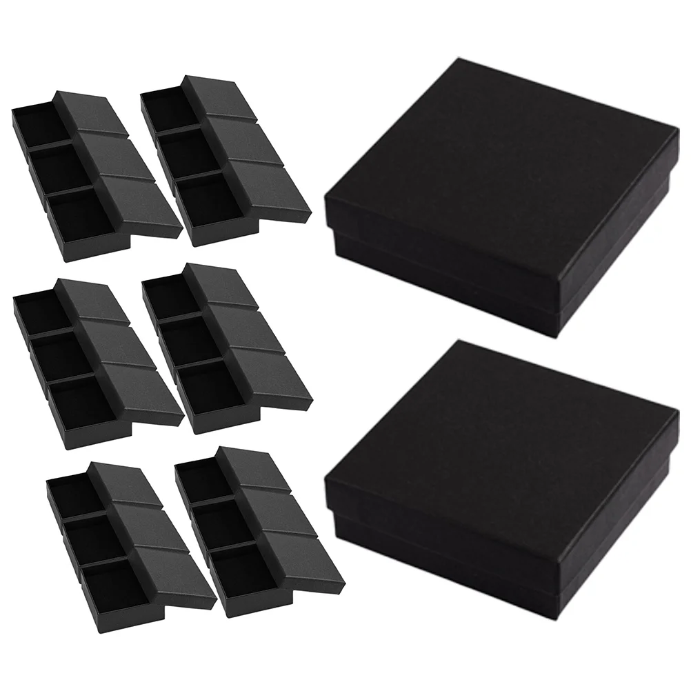 

Подарочная коробка для ювелирных изделий, коробка для упаковки обручальных колец, цепочек, браслетов, серег, органайзер для витрины на День святого Валентина и свадьбу