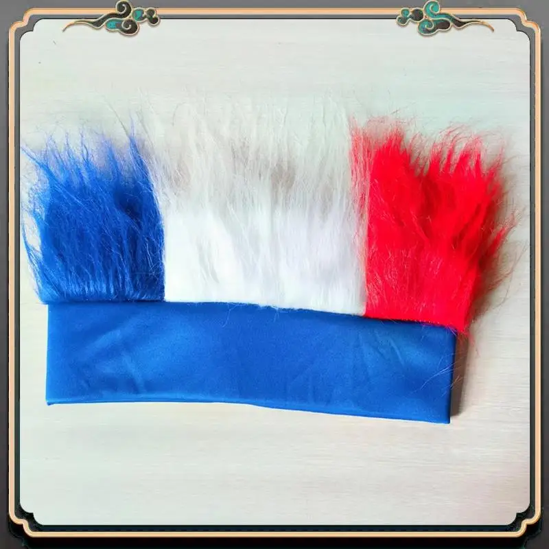 Premium Blue White Red Headgear Universal Match Props For Football Match, Festival Events, Match