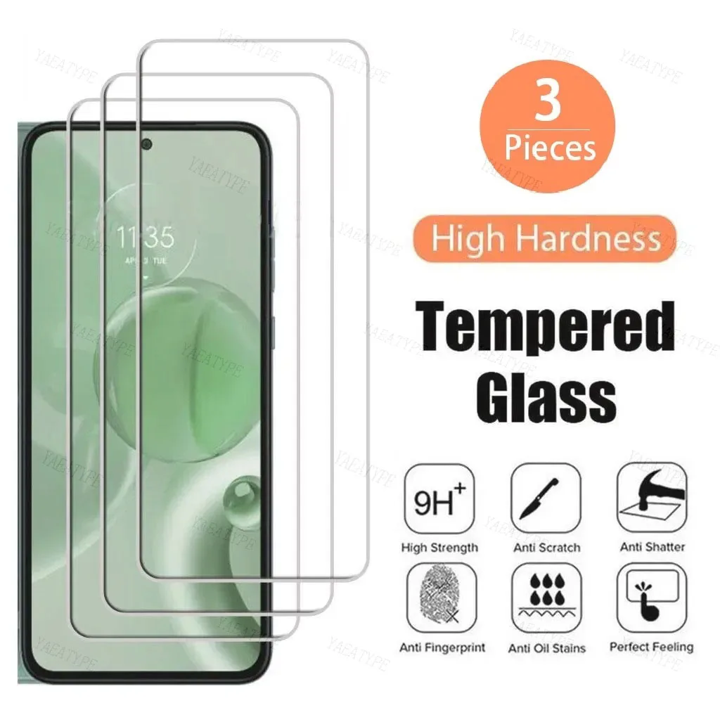 

3PCS Tempered Glass For Moto G13 G23 G53 G73 G14 Screen Protector for Motorola Moto E13 E20 E30 E40 E22 E22i E32 E32S Glass Film